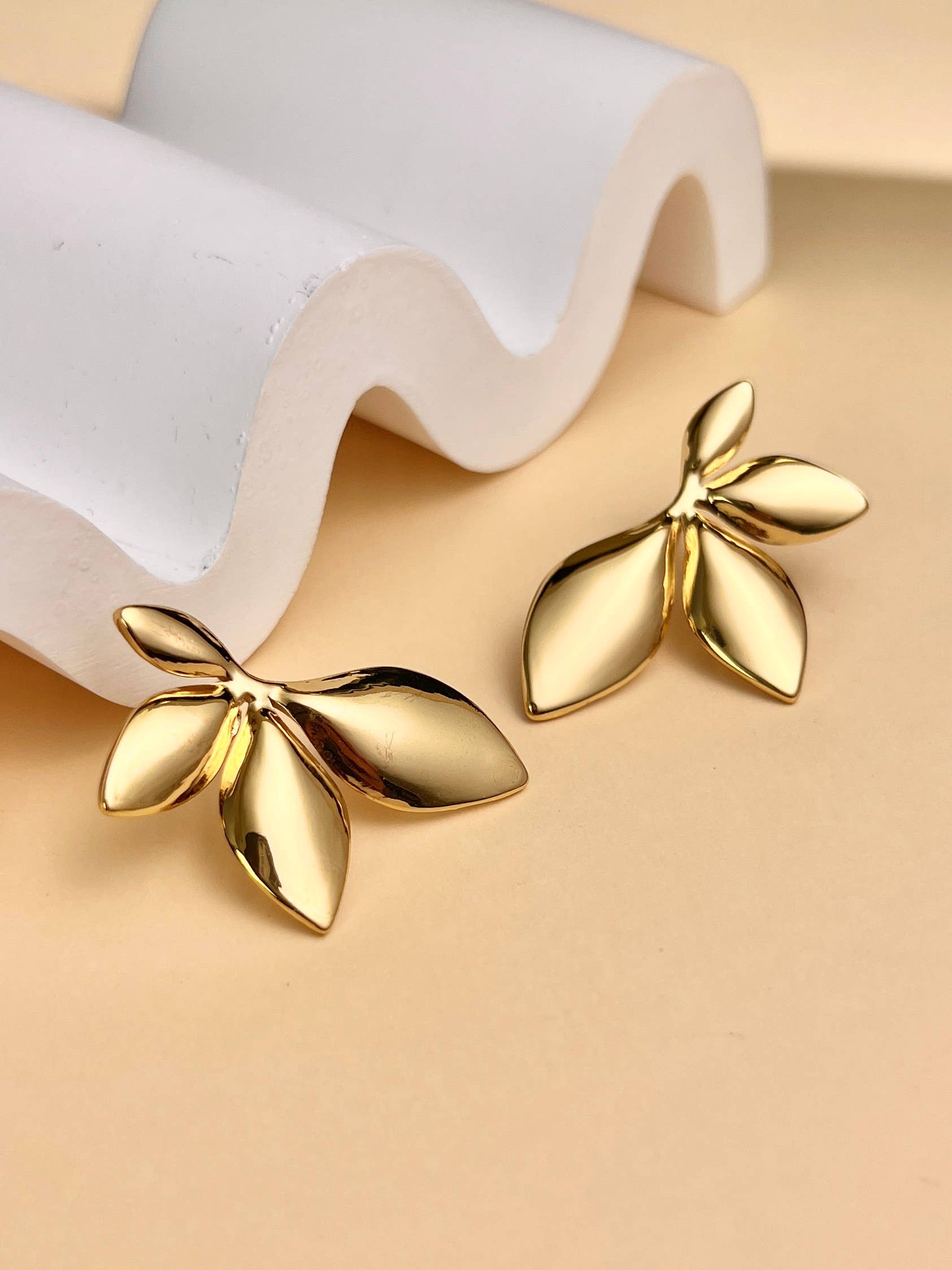 Boucles d’Oreilles Feuille