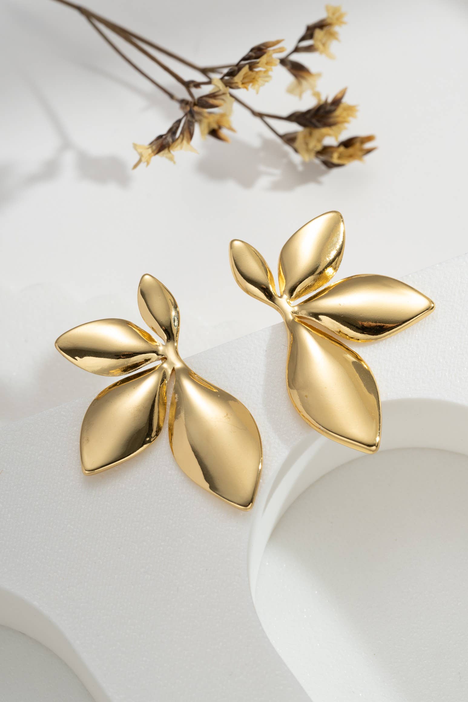 Boucles d’Oreilles Feuille