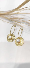 Boucles d’oreilles nacre Tanya