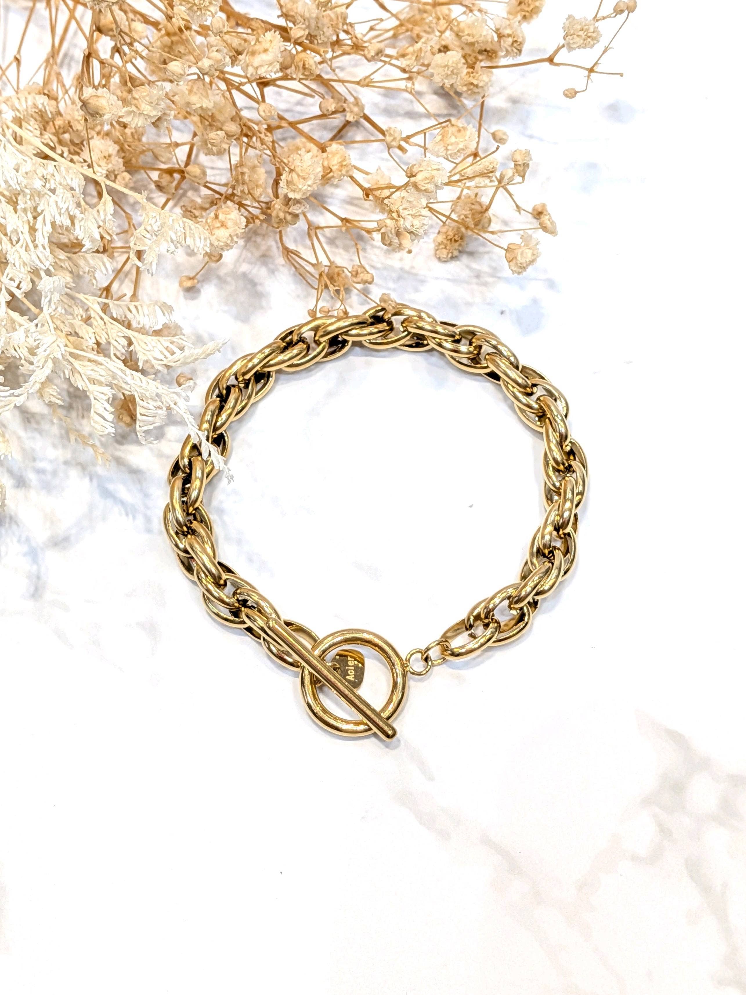 Bracelet grosse maille