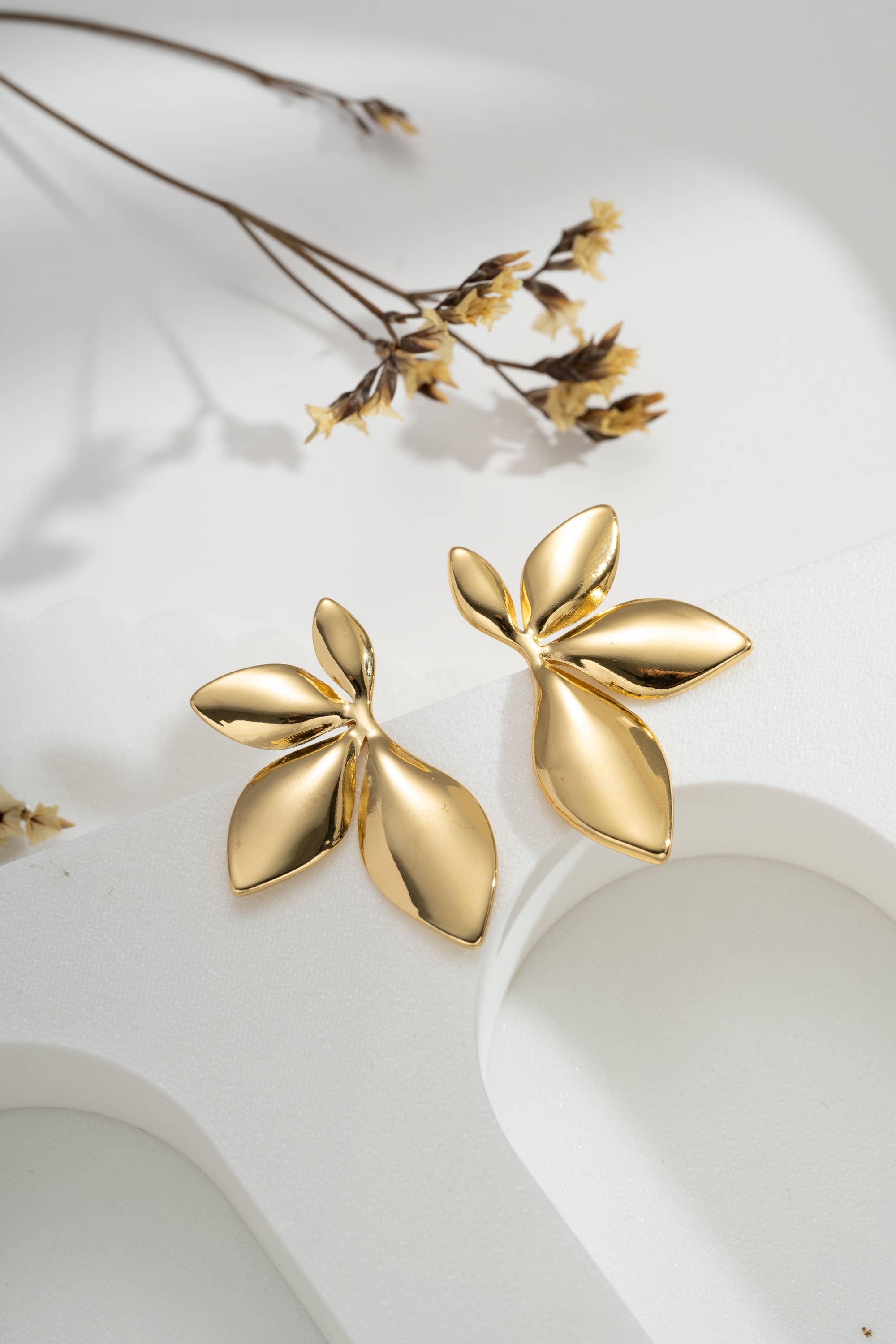 Boucles d’Oreilles Feuille