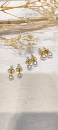 Boucles d’oreilles trio perle