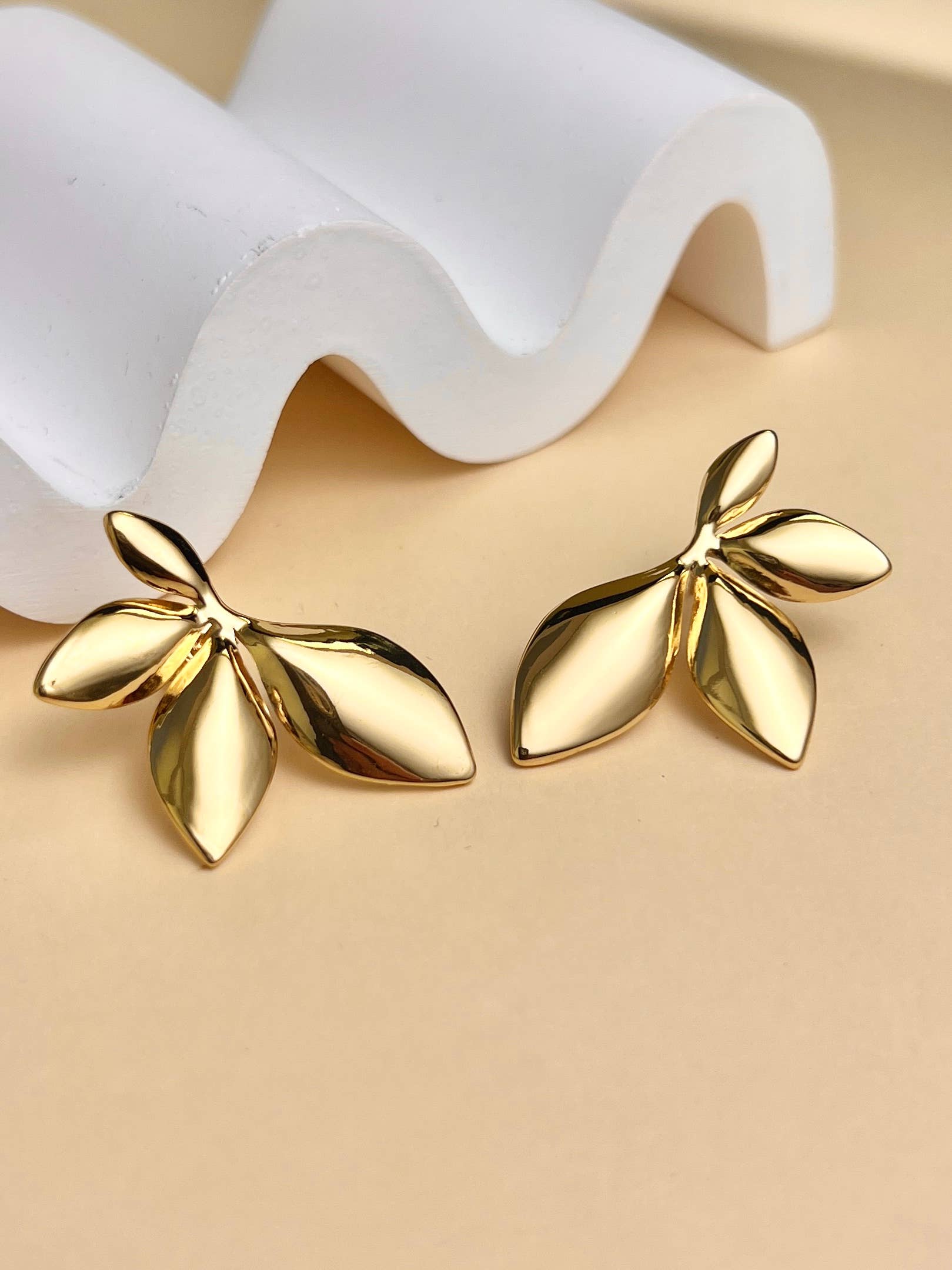 Boucles d’Oreilles Feuille